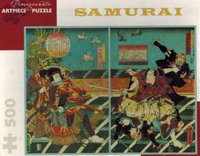 Pomegranate 717195242657 Puzzle Samurai Satomi Utagawa Kunisada Eight Dog Heroes 500 Complete