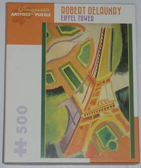 1924 Pomegranate 780764974038 Robert Delaunay Eiffel Tower 500-piece Jigsaw Puzzle Complete