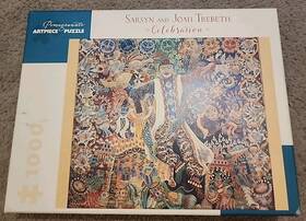Pomegranate 780764979552 Rare Sarsyn And Joah Trebeth Celebration 1000 Piece Jigsaw Puzzle