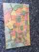 Pre-1907 United Puzzle Map Brothers Parker Wooden Vintage States Ter Indian