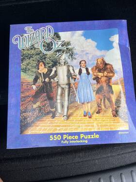 Pressman 021853040258 1999 The Wizard Of Oz 550 Piece Puzzle By Yellow Brick Road 4025