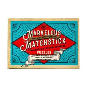 Professor Puzzle 818192024601 Marvelous Matchstick Puzzles Vg /nm