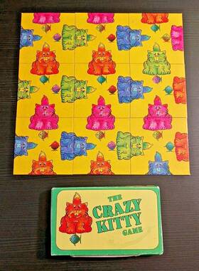 Pss Price Stern Sloan 780843114119 Crazy Kitty Game Puzzle 1980s Games
