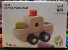Pt5432 Plan Toys Sorting Wooden Puzzle Boat New In Box