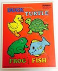 188-04 Puzzle Excellent That 8 Swim Things Pc Playskool Vintage