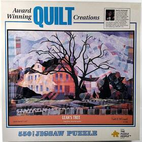 Puzzle People Psi 009353007049 1990 Leahs Tree Quilt Creations Ruth B Mcdowell 550 Pc 18x24