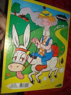 Puzzletyme Cricket Publishing 076554700000 1990s No 7000 Frame Tray 15 Pc Puzzle 3-7yr