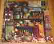 Pzl2207 Springbok Out Of The Attic Vtg 1985 Puzzle Assembled To Frame