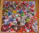 Pzl2436 Springbok Glass Marbles Puzzle Made In Usa Vtg Assembled Ready To Frame