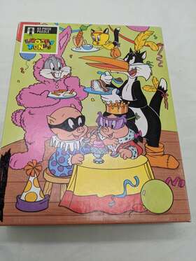 Rainbow Works 033500959172 Vintage 1990 Looney Tunes Costume Party 63 Piece Puzzle Complete