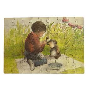 Random House 038457080009 Vintage The Velveteen Rabbit Puzzle 60 Interlocking Pieces 1985