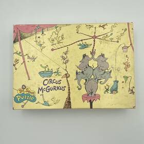 Random House 038457080566 Vintage Dr. Seuss Puzzle Circus Mcgurkus 60 Piece Jigsaw 1984 Elephants Complete