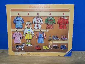 Ravensburger 005556060184 Vintage Didacta Puzzle The Dress-up Doll Made In France 1984 14 Pcs