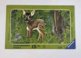 Ravensburger 005556063086 Vintage Board Puzzle The Deer West Germany 1985 15 Pieces