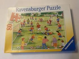 Ravensburger 005556098422 Puzzle 80 Piece #098422 Soccer Practice Vintage 1994