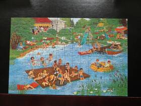 Ravensburger 005556116263 150 Piece Puzzle Vintage 1986 - 11626 3 Bathing Time Complete