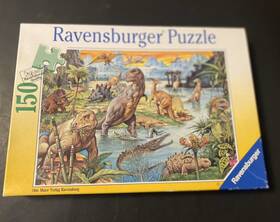 Ravensburger 005556116485 150 Piece Vintage Dinosaur Puzzle # 116485