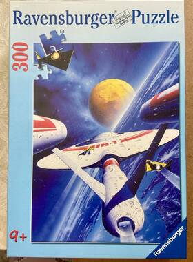 Ravensburger 005556130627 300 Pce Puzzle Inch Space Voyage Vintage. Complete
