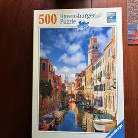 Ravensburger 005556144884 500 Piece Jigsaw Puzzle Inch In Venice Italy Canal Water-complete