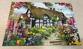 Ravensburger 005556147090 Thatched Cottage 2016 500 Piece Jigsaw Puzzle 100% Complete