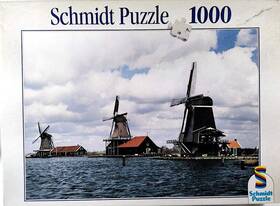 Ravensburger 005556157112 1994 Watermill Fridmar Damm 1000 Pc 27.48 Inch X 19.60 Germany Puzzle