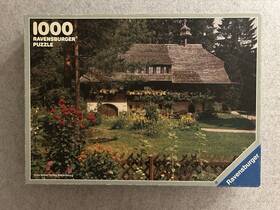 Ravensburger 005556157723 Black Forrest House 1989 Vintage Rare 1000 Pcs Puzzle Complete