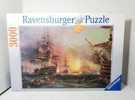 Ravensburger 005556170104 1992 Jigsaw Puzzle #170104 Inch Bombardment Of Algiers 3000 Pc 32 48
