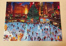 Ravensburger 005556171323 Rockefeller Center Joy 1000 Piece Jigsaw Puzzle Complete