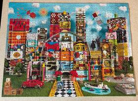 Ravensburger 005556171910 Eames Collector Edition 1500 Piece Jigsaw Puzzle Complete