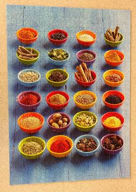 Ravensburger 005556190553 Howard Shooter Spices 2012 1000 Piece Jigsaw Puzzle Complete