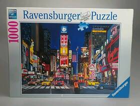 Ravensburger 005556192083 1000pc Puzzle Times Square Nyc Insert Poster Included Complete