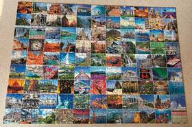 Ravensburger 005556193714 99 Beautiful Places 2014 1000 Piece Jigsaw Puzzle Complete