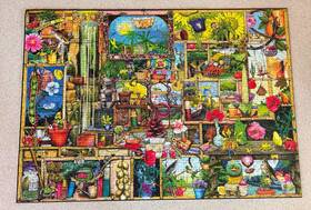 Ravensburger 005556194827 Curious Cupboards #3 2015 1000 Piece Jigsaw Puzzle Complete