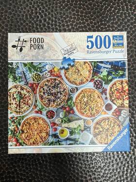 Ravensburger 005556824151 Debi Traub Jigsaw Pzl 500 Food Porn 824151 Inch You Had Me At Pizza