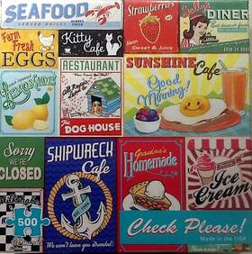 Re-marks 681410192358 Signs Sunshine Shipwreck Kitty Cafe Sallys Diner Farm Fresh Eggs 500 Pc 16 X 20