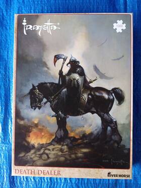 River Horse 755899988341 Death Dealer By Frank Frazetta - 1000 Piece Puzzle 2021 Uk