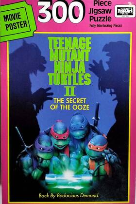 Rose Art 072348080211 1991 Teenage Mutant Ninja Turtles Ii Secret Of Ooze Movie Poster 300 18.9x26.75