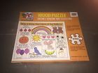 Rose Art Roseart Wood Puzzle Now I Know My Colors 20 Pieces Used Complete 072348809027