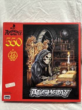 Roseart 072348065348 Vintage Rose Art 1996 Alchemy Gothic In Search Of The Black 550 Pc Puzzle