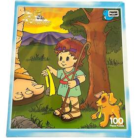 Roseart 072348085759 Vintage Lil Blessings David And Goliath 100 Piece Puzzle
