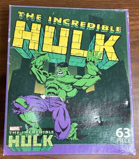 Roseart 072348865368 Vtg 2003 The Incredible Hulk Puzzle Sealed 63p Marvel Comics Box Wear