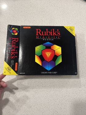 Rubiks 035995083097 Matchbox Magic Puzzle Create The Cube Box Vintage 1987