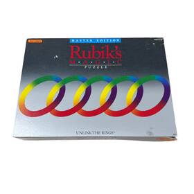 Rubiks 035995083127 Magic Puzzle Unlink The Rings Master Edition Vintage Matchbox Sealed