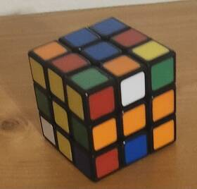6063163 Rubiks Rubik S Cube 3x3 Black Plastic Standard Puzzle Toy Brain Teaser Stress Relief