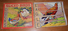 C1915 Sliced Selchow Righter Antique Game Birds - Puzzle