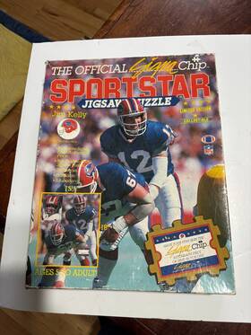 Sportsstar 053388010291 Jim Kelly Official Signa Chip Sport Star Jigsaw Puzzle Sealed