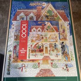 Springbok 015012019629 Rare 1978 Christmas Puzzle The House 1000 Pc Complete