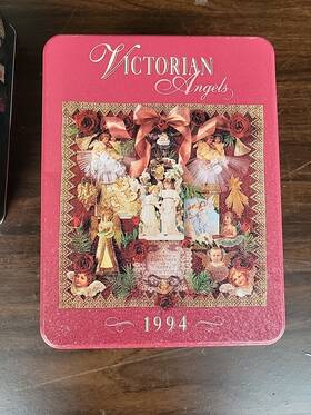 Springbok 015012225723 Hallmark Victorian Angels Puzzle 500 Pcs. Collectible Tin 1994 Sealed