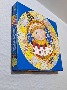 Springbok 015012245257 Vintage Mary Engelbreits Patchwork Christmas 500 Pc Round Puzzle F