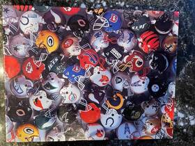 Springbok 015012303056 Vtg Nfl Team Helmet Huddle 500 Piece Puzzle Complete